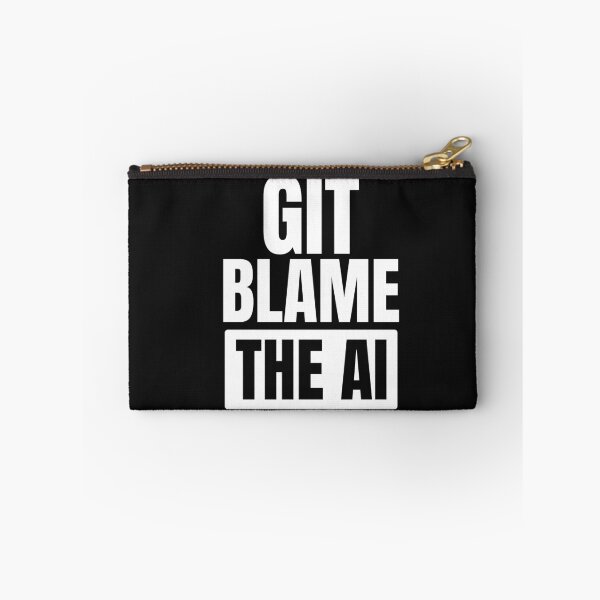 Item preview, Git Blame The AI - Funny Programmer Version Control Design designed and sold by MarijasCrafts.