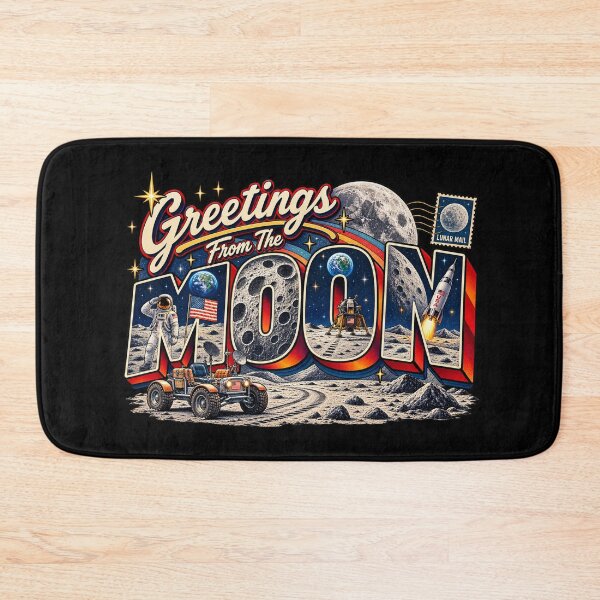 Item preview, Greetings from the Moon Retro designed and sold by Side Quest Co..