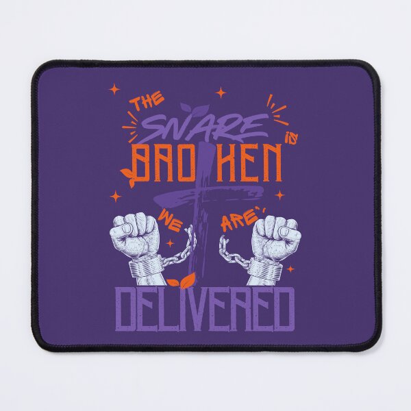 Item preview, We are delivered -Christian Prayer Passion - Retirement Gifts - Purple designed and sold by Doiemacreations.