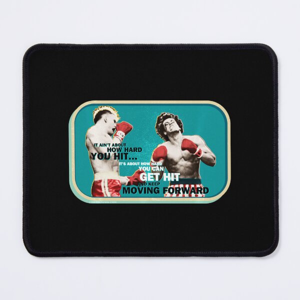 Item preview, Rocky Balboa Keep Moving Forward Quote Design designed and sold by bullnizomona.
