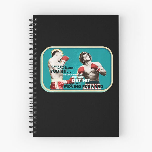 Artikelvorschau, Rocky Balboa – Immer vorwärts! Zitat-Design entworfen und verkauft von bullnizomona.