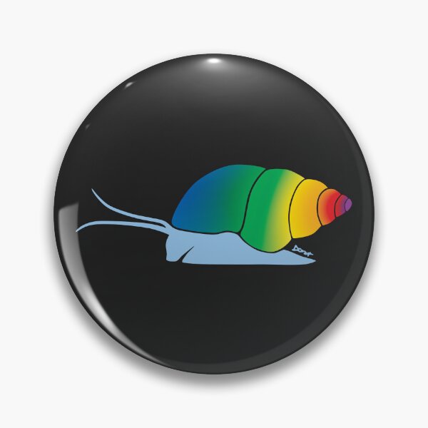 Item preview, Rainbow snail - blue (Potamopyrgus antipodarum) designed and sold by DorotDesigns.