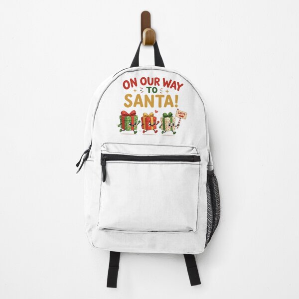 Item preview, On Our Way to Santa! | Cute Christmas Gifts designed and sold by MotylekAnia.