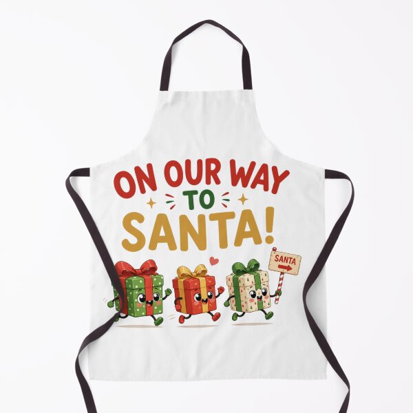 Item preview, On Our Way to Santa! | Cute Christmas Gifts designed and sold by MotylekAnia.