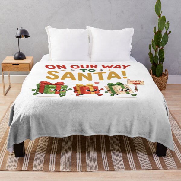 Item preview, On Our Way to Santa! | Cute Christmas Gifts designed and sold by MotylekAnia.