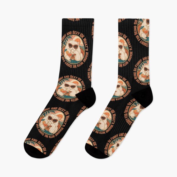 Item preview, Sorry for Being So Funny and Sexy IDK Whats Wrong with Me designed and sold by tellia-kallisto.