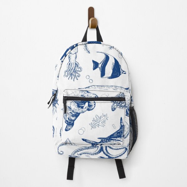 Item preview, Vintage Scientific Illustration: Marine Life Collection in Blue designed and sold by Shopeon Designs.
