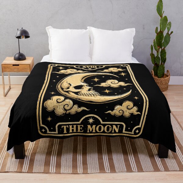 Item preview, Mystical Skull Moon Graphic Design Halloween designed and sold by rafaeltto.