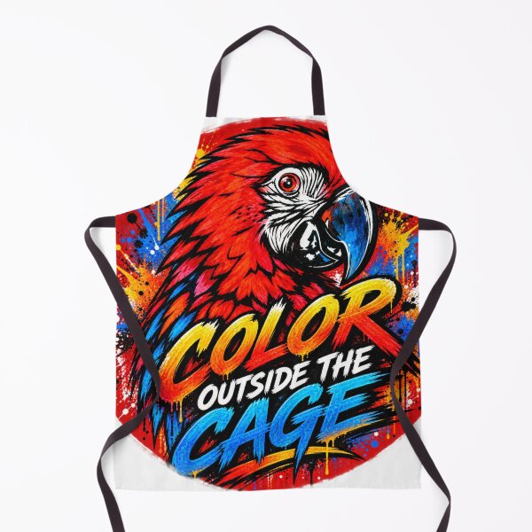 Item preview, Made to Stand Out – Bold Macaw Street Art Design designed and sold by SidneiSampaioStudio.