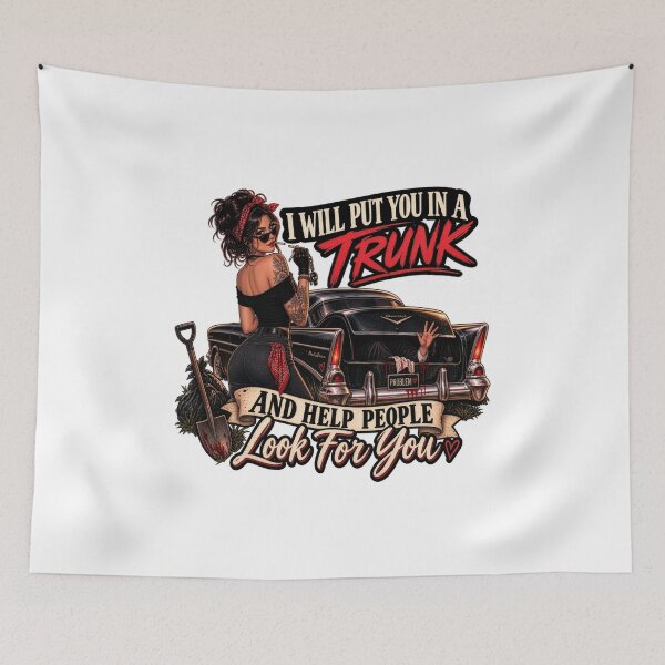 Item preview, I will put you in a trunk and help people look for you humor designed and sold by TheWildLanding.