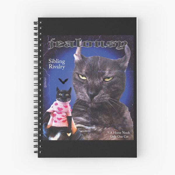 Item preview, Meme Cat Meevin: Funny Retro Design: Sibling Rivalry designed and sold by dillarrart.