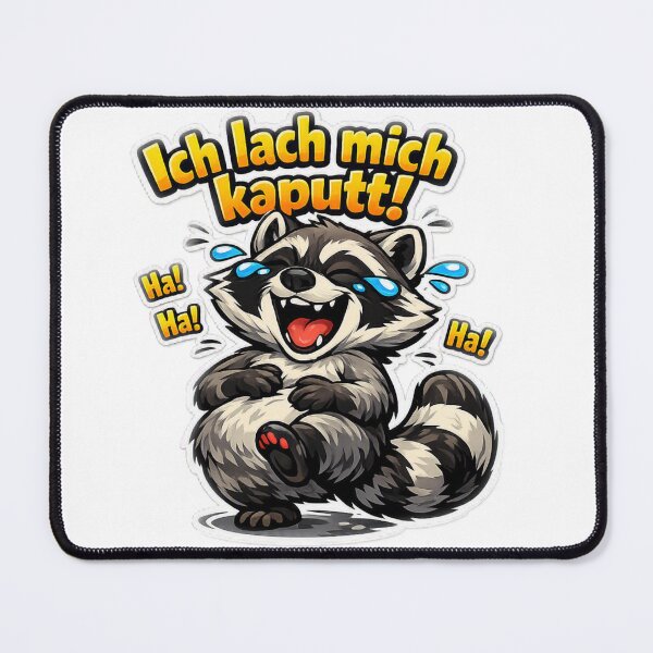 Item preview, Funny Laughing Raccoon Sticker designed and sold by ANNART1602.