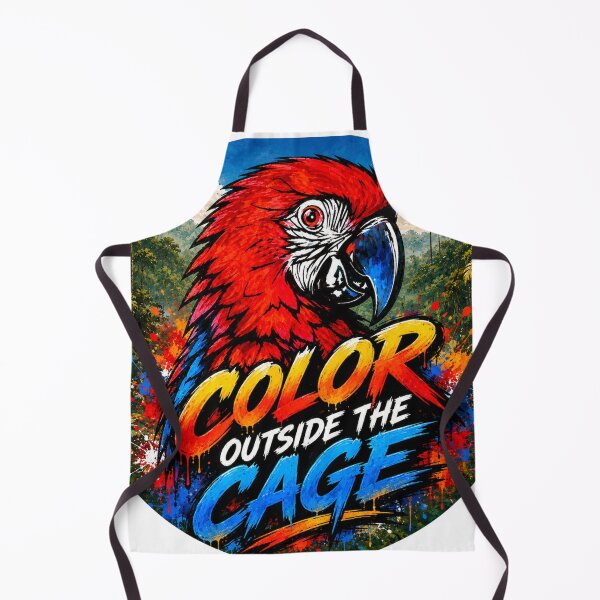 Item preview, Made to Stand Out – Bold Macaw Street Art Design designed and sold by SidneiSampaioStudio.