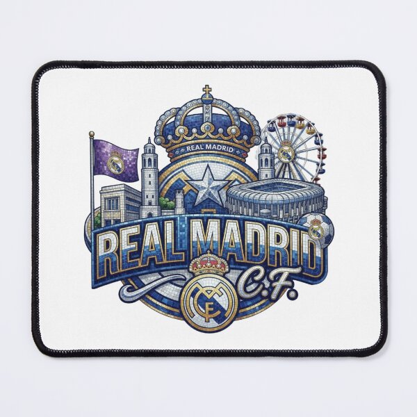 Item preview, Real Madrid Mosaic Tile Crown Crest Design designed and sold by annaarthk.