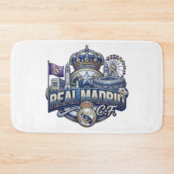 Item preview, Real Madrid Mosaic Tile Crown Crest Design designed and sold by annaarthk.
