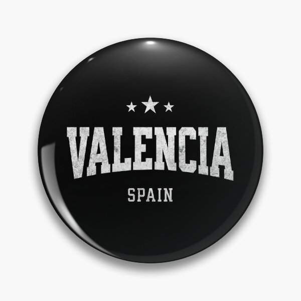 Item preview, Valencia Spain Vintage Varsity Distressed Retro College Travel Design designed and sold by NiceTeeClub.
