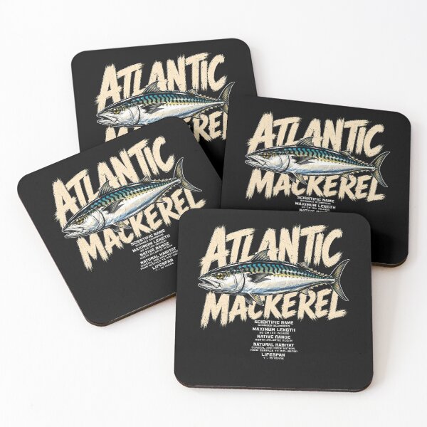 Item preview, Atlantic mackerel vintage fish illustration designed and sold by rafaeltto.