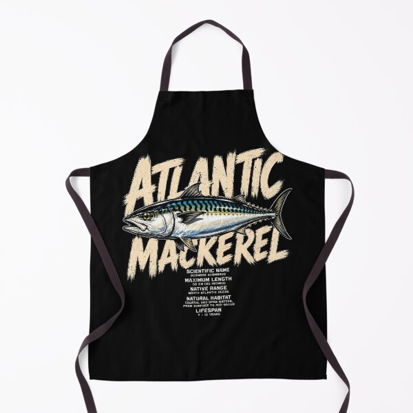 Item preview, Atlantic mackerel vintage fish illustration designed and sold by rafaeltto.