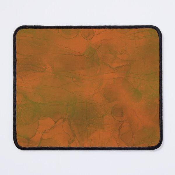Item preview, Autumn Alcohol Ink Abstract Background in Orange and Green designed and sold by SweetLilith.