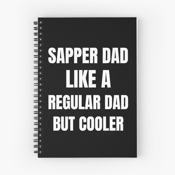Item preview, Minimalist text, sapper dad designed and sold by BloodyTeapot.