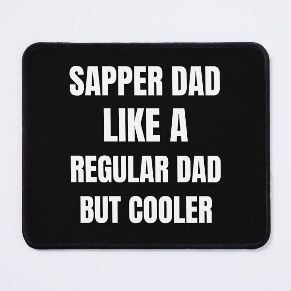 Item preview, Minimalist text, sapper dad designed and sold by BloodyTeapot.