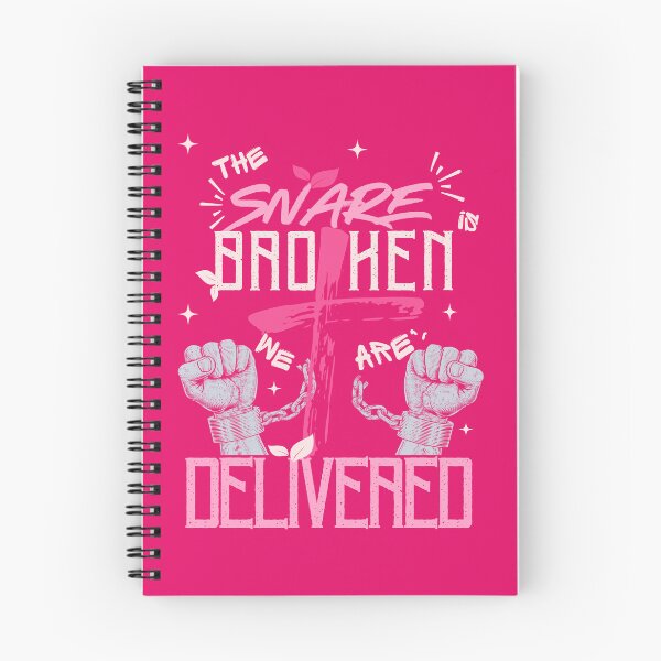 Item preview, We are delivered - Jesus Christ Inspirtional Quotes  - Retirement Gifts For Women - Pink designed and sold by Doiemacreations.