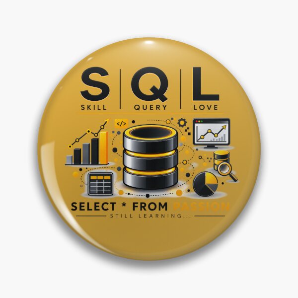 Item preview, SQL Skill Query Love Database Design designed and sold by Tobietales.