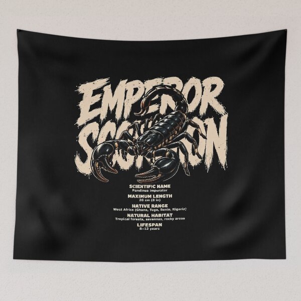 Item preview, Emperor Scorpion Detailed Illustration designed and sold by rafaeltto.