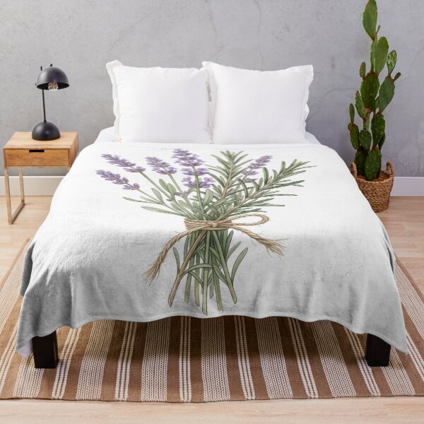 Item preview, Watercolor Herb Bundle Print | Lavender Rosemary designed and sold by PLANT LOVER'S PARADISE.