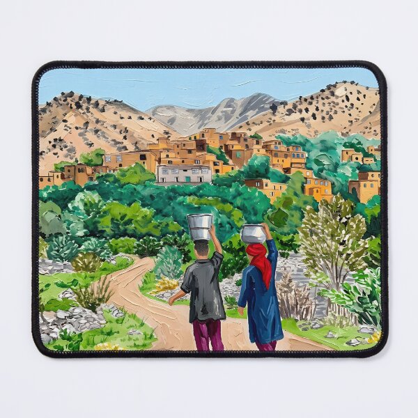 Item preview, Rural Acrylic Print ,Afghanistan Travel Poster designed and sold by POSTERIOCREW.