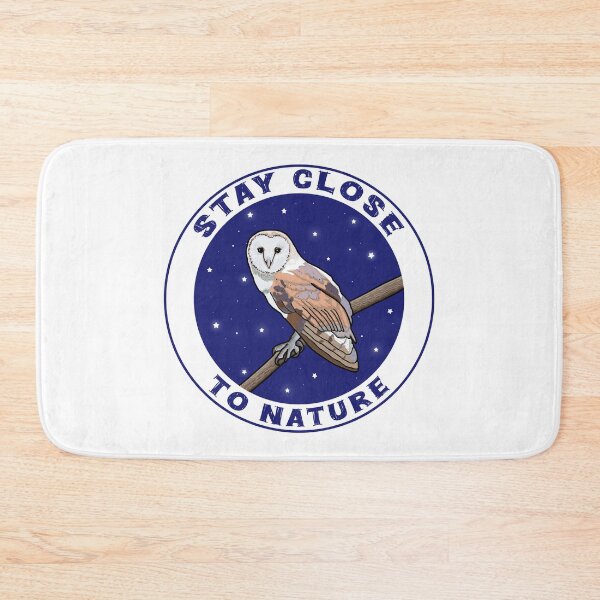Item preview, Stay close to nature Midnight Barn Owl detailed illustration Proceeds go to animal charities and rescues designed and sold by AnimalFriends1.