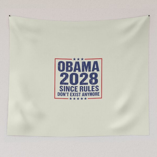 Item preview, Funny Political, Obama 2028 Since Rules Dont Exist Anymore designed and sold by Jikkermanccini.