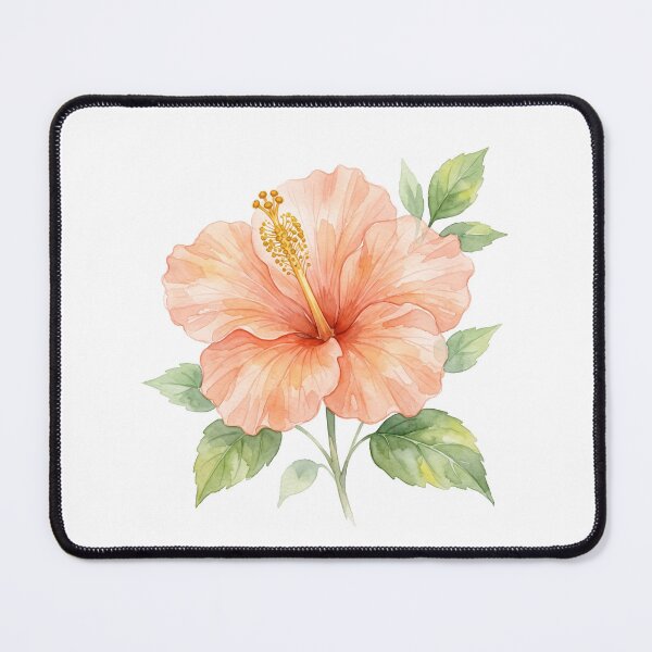 Item preview, Watercolor Hibiscus Print | Tropical Flower Art designed and sold by PLANT LOVER'S PARADISE.