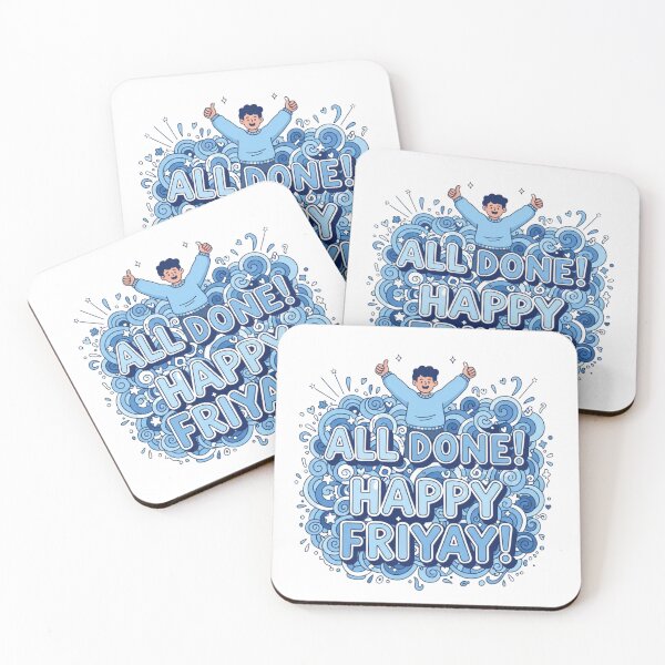 Item preview, All Done Happy Friyay 3 designed and sold by Positive&FunnyThings.