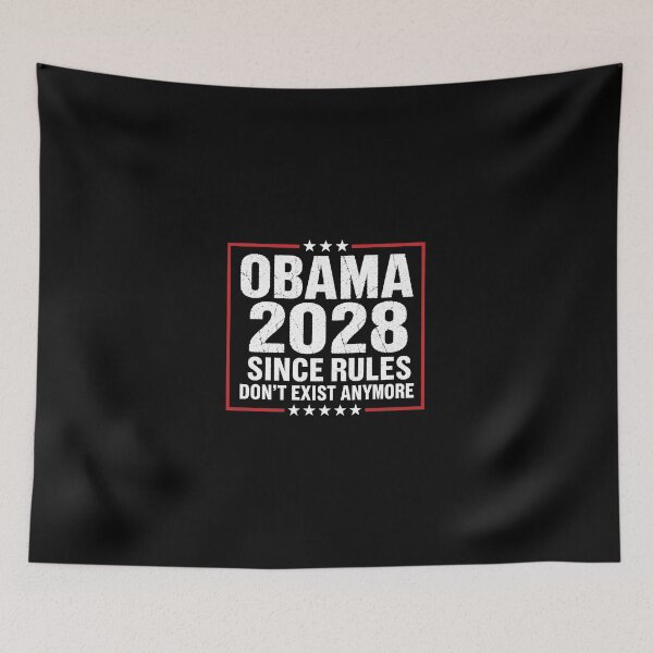 Item preview, Funny Political, Obama 2028 Since Rules Dont Exist Anymore 2 designed and sold by Jikkermanccini.