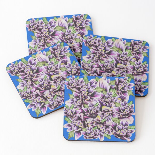 Item preview, Purple Chrysanthemum Big collage 4 designed and sold by nastiaart.