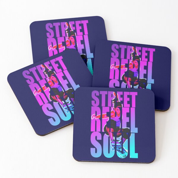 Item preview, Street Rebel Soul - Female Skater Retro Neon Aesthetic designed and sold by ZJDesignsArt.