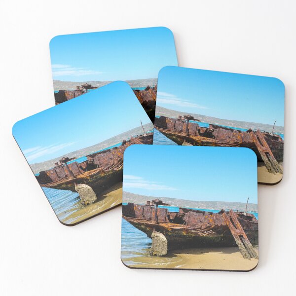 Item preview, Rusted Shipwreck on the Coast of South Africa designed and sold by Faith Based Decor .