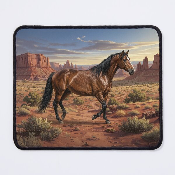 Item preview, The Abstang horse and a landscape of the United States designed and sold by Cheval-de-coeur.