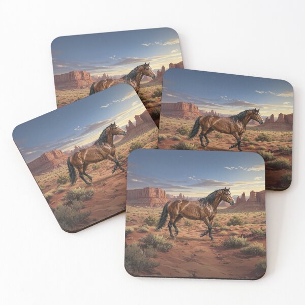 Item preview, The Abstang horse and a landscape of the United States designed and sold by Cheval-de-coeur.