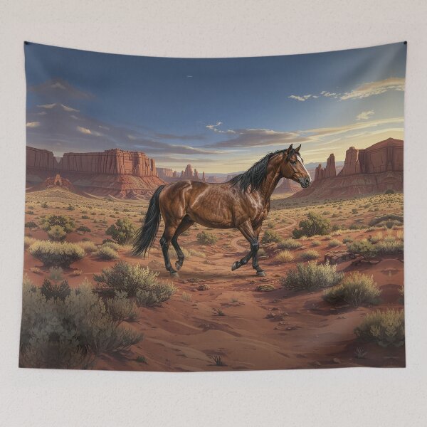 Item preview, The Abstang horse and a landscape of the United States designed and sold by Cheval-de-coeur.