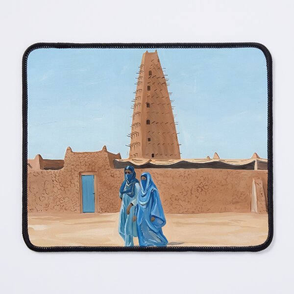 Item preview, Agadez Acrylic Print, Niger Travel Poster designed and sold by POSTERIOCREW.