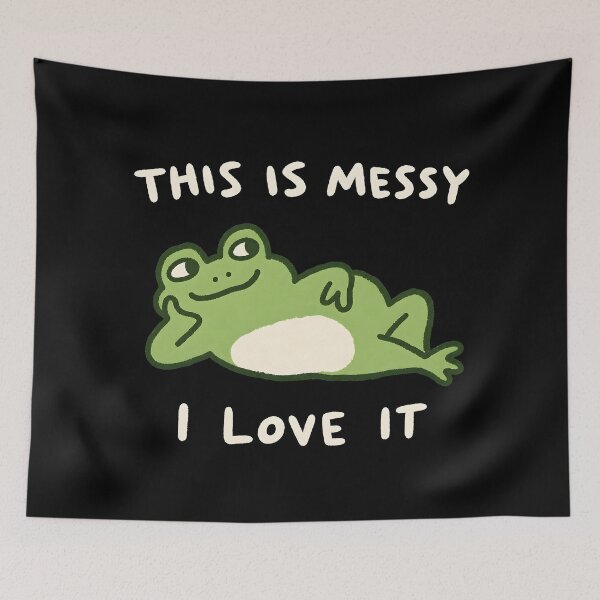 Item preview, Frog Loves Chaos designed and sold by ChocoMellowCo.