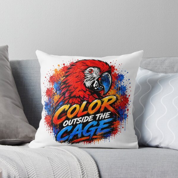 Item preview, Made to Stand Out – Bold Macaw Street Art Design designed and sold by SidneiSampaioStudio.