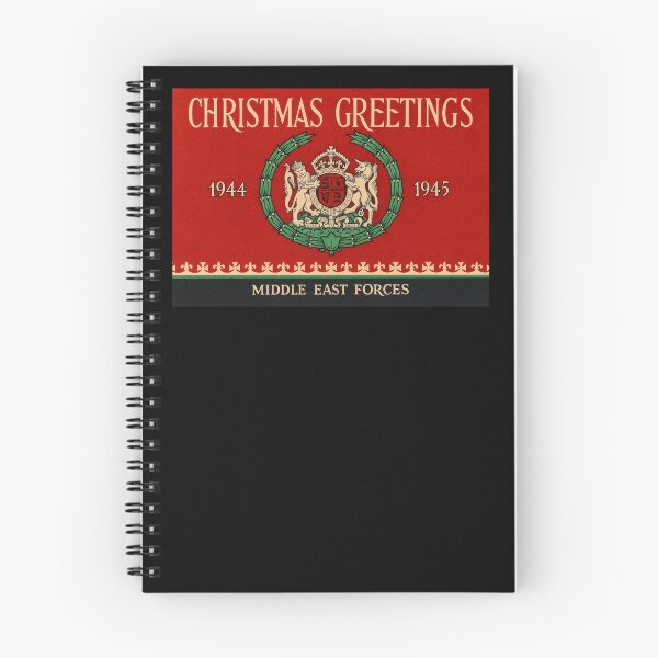 Item preview, WW2 Christmas Greetings British 1944-45 Middle East Forces designed and sold by MilitaryMart.