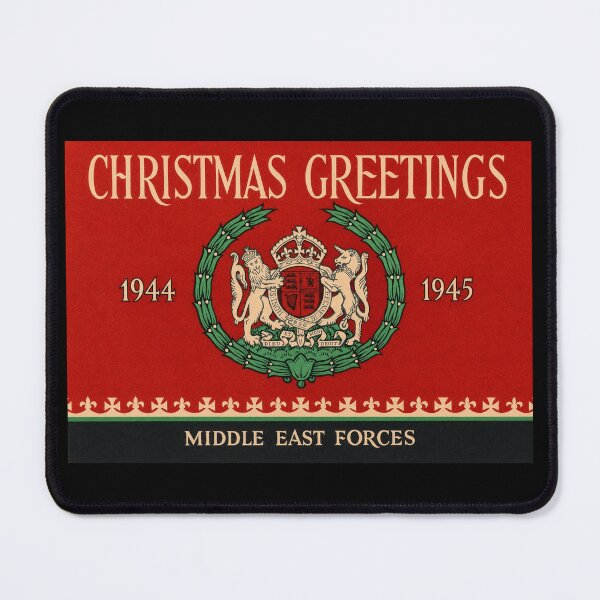 Item preview, WW2 Christmas Greetings British 1944-45 Middle East Forces designed and sold by MilitaryMart.