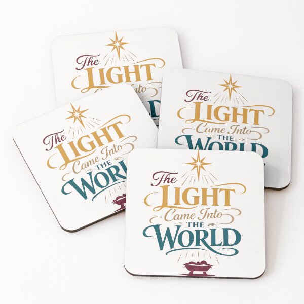 Item preview, The Light Came Into the World Christmas Typography  designed and sold by stylishdzign.