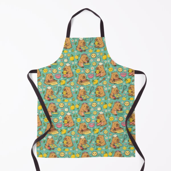 Item preview, Capybara Lemon Cookie Pattern designed and sold by Soft Berry Studio.