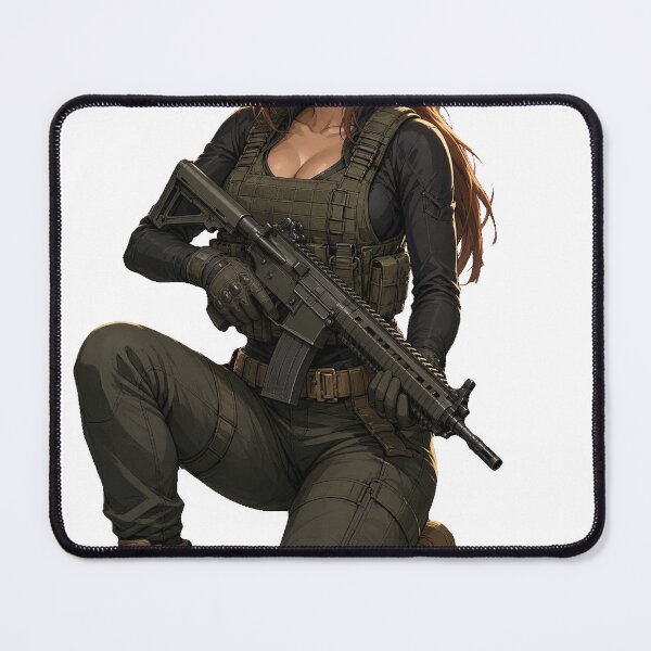 Item preview, Anime Tactical Girl One-Knee SMG designed and sold by SUPA BASED.