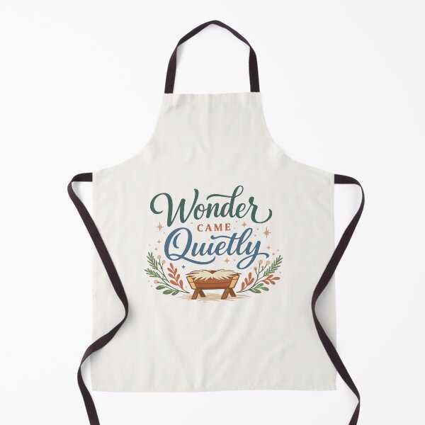 Item preview, Wonder Came Quietly Christmas Typography designed and sold by stylishdzign.